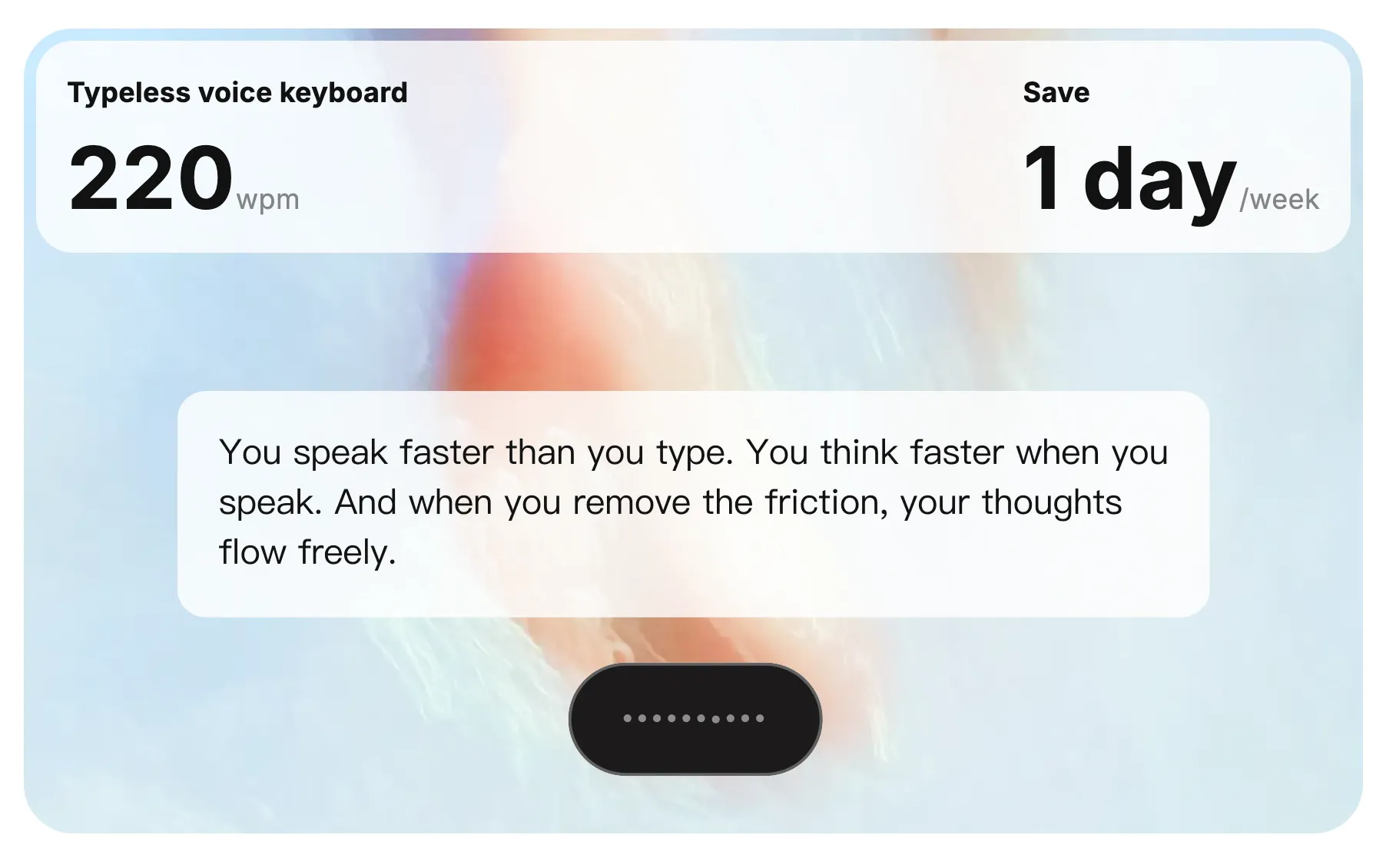 Typeless Voice Keyboard
